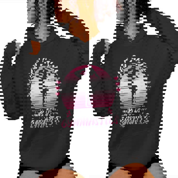 Just A Girl Who Loves Gymnastics Meet Gymnastics Practice Women Hoodie