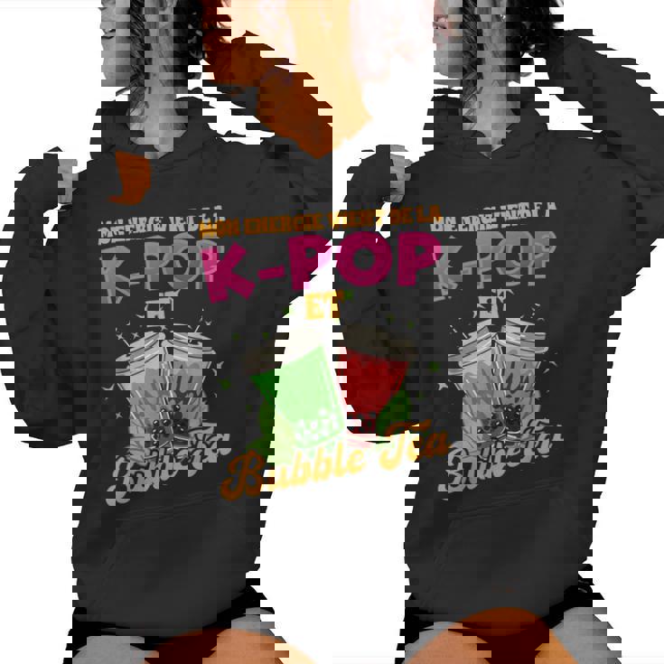 K-Pop Et Bubble Tea Japon Culture Pays Homme Cadeau Sweat à capuche femme