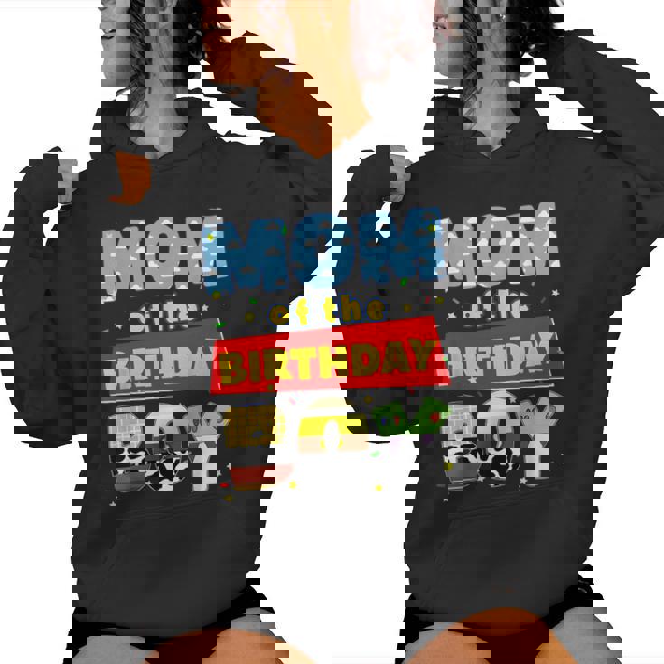 Mom And Dad Birthday Boy Cowboy Family Party Decorations Women Hoodie