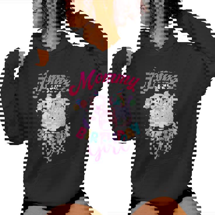 Mommy Of The Birthday Girl Cute Squish Squad Mallow Family Women Hoodie