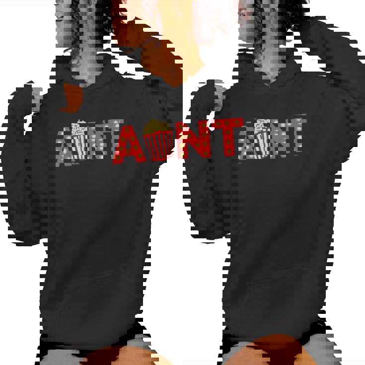 Movie Night Party Aunt Movie Theme Birthday Party Matching Women Hoodie