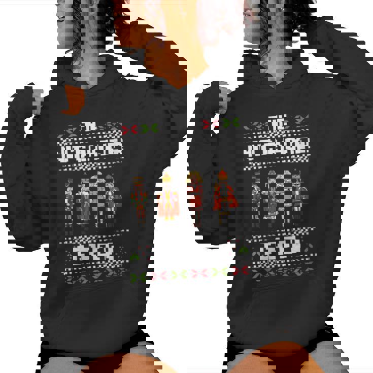 The Nutcracker Crew Nutcracker Ugly Christmas Sweater Ballet Women Hoodie