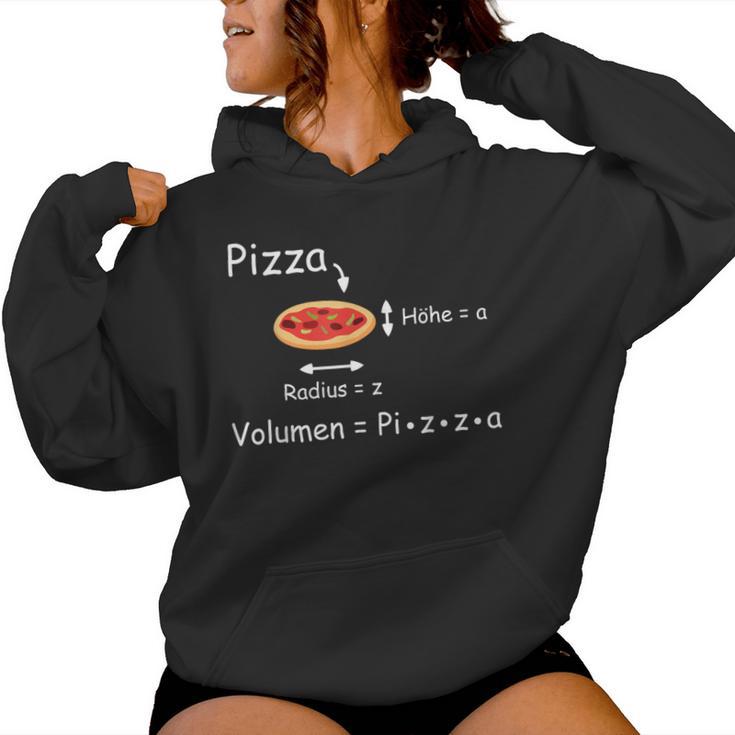 Pizza And Maths Meme Maths Teacher Kapuzenpullover für Damen