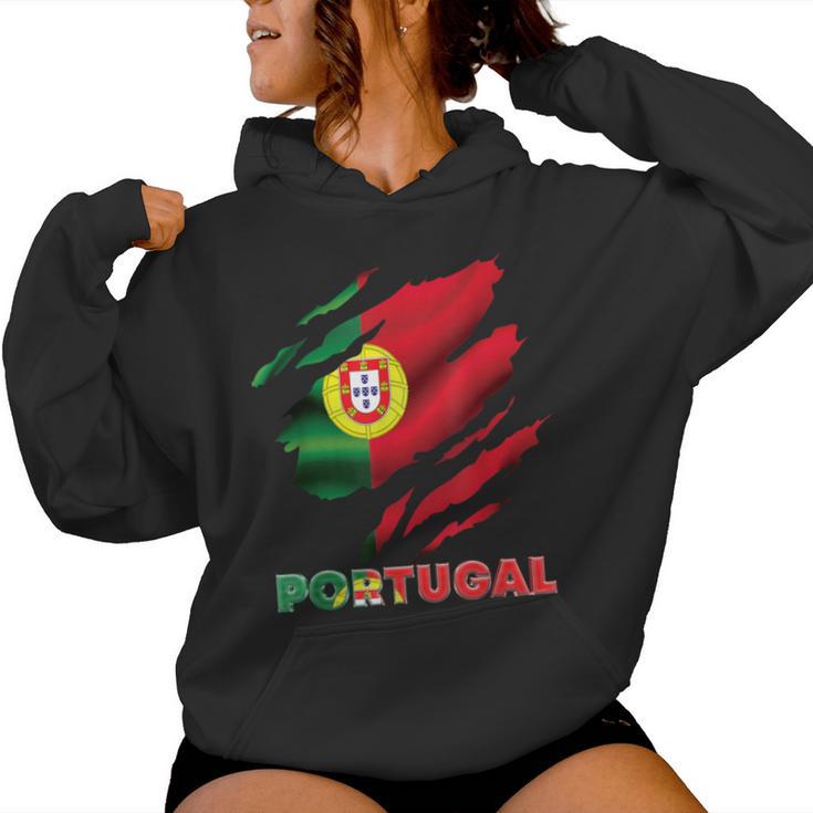 Portuguese Flag Women's Children's Portugal Kapuzenpullover für Damen