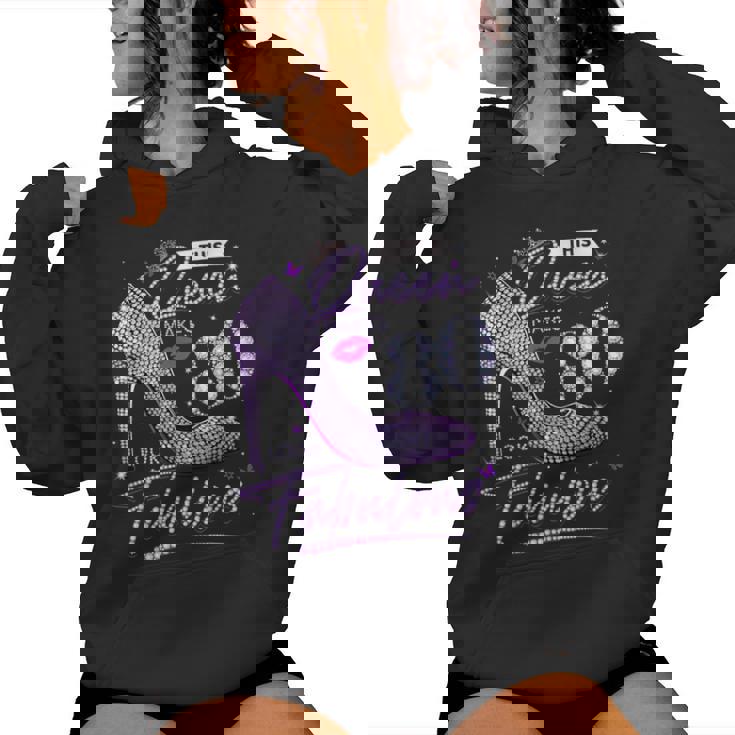 This Queen Makes 80 Looks Fabulous 80Th Birthday Women Women Hoodie