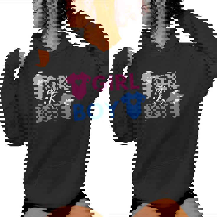 Ragazza O Ragazzo Genere Rivela Bambino Partito Ragazzo Blu Ragazza Rosa Felpa con cappuccio da donna