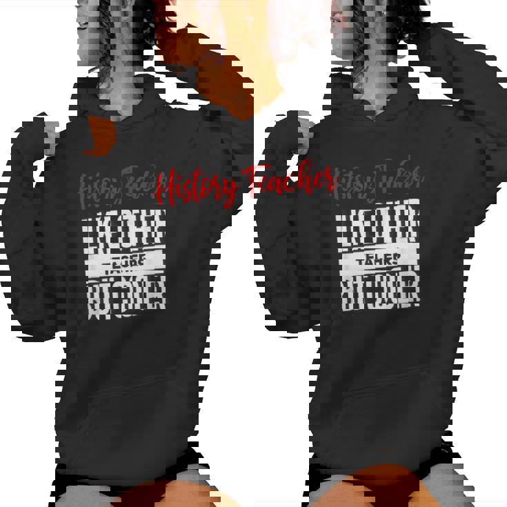 History Teacher History Teacher Es Hombres Sudadera con capucha para mujer