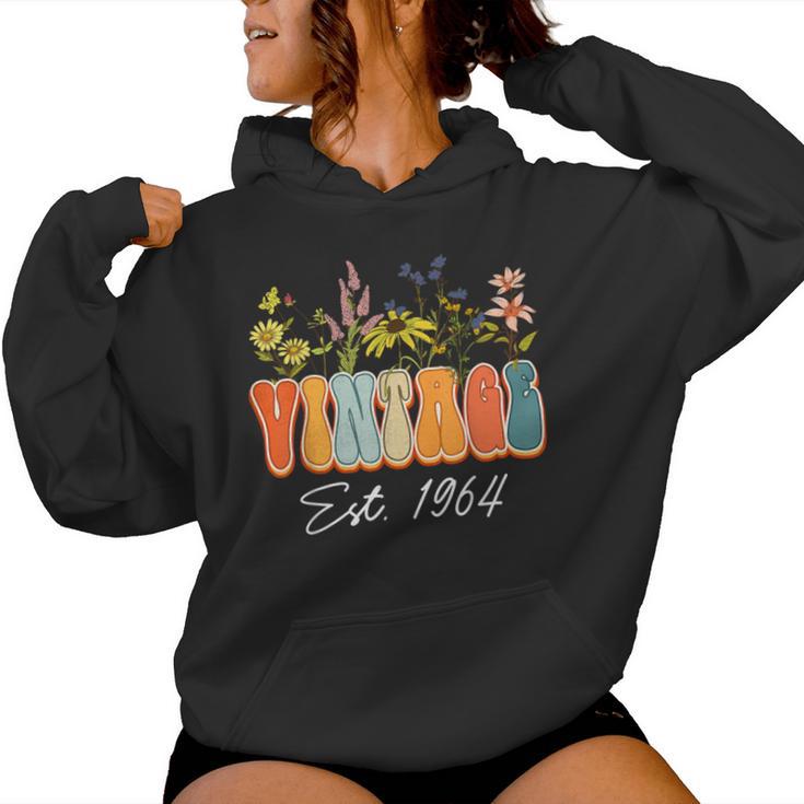 Vintage 1964 60Th Birthday Wildflower 60 Year Old For Women Women ...