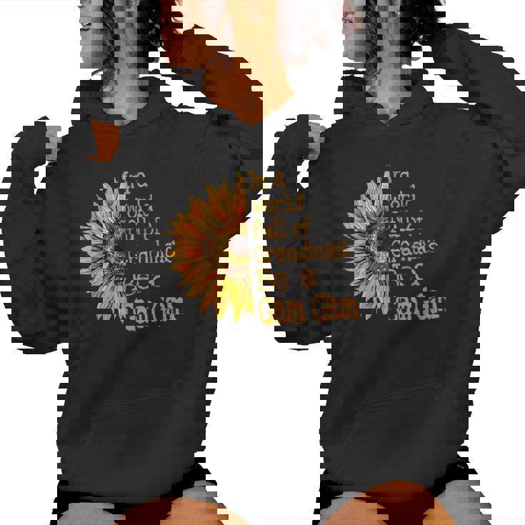 In A World Of Grandmas Be A Gam Gam Special Grandma Women Hoodie