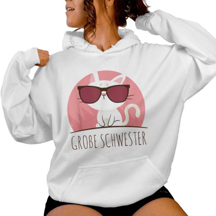 Big Sister Cool Cute Cat Kapuzenpullover für Damen