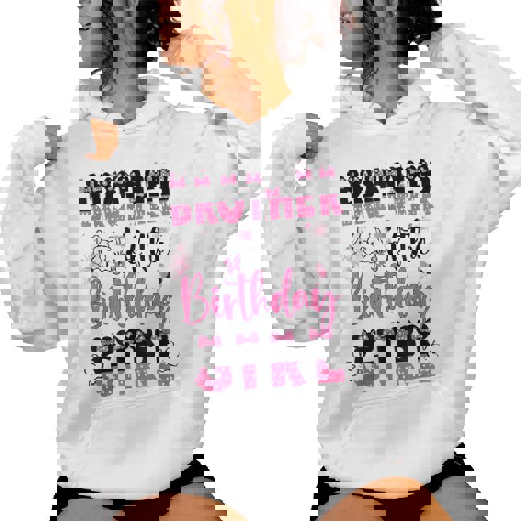 Brother Of The Birthday Girl Mouse Family Matching Women Hoodie