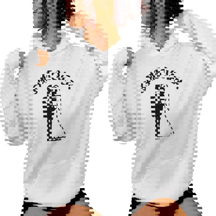 Cool Game Over -Estito Da Sposa Per Addio Al Celibato Felpa con cappuccio da donna