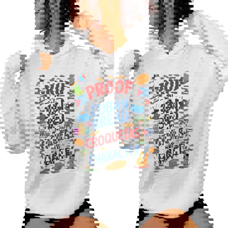 Cuban Flag Ideas For & Hispanic Cuban Croquetas Women Hoodie