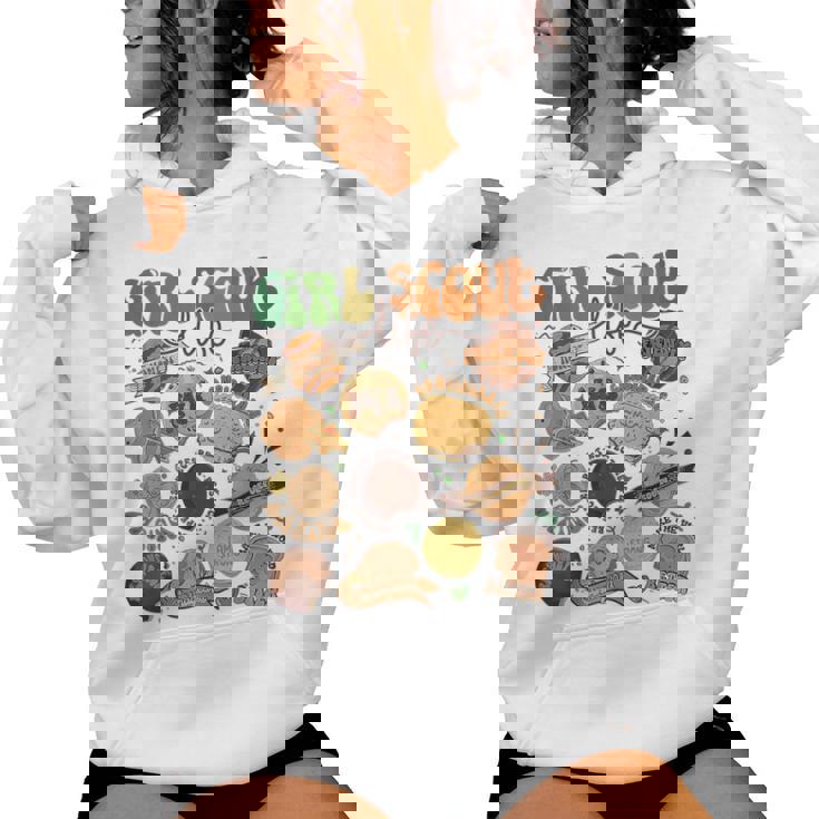 Cute Scout Girl Cookie Dealer Girl Troop Leader Scout Dealer Women Hoodie