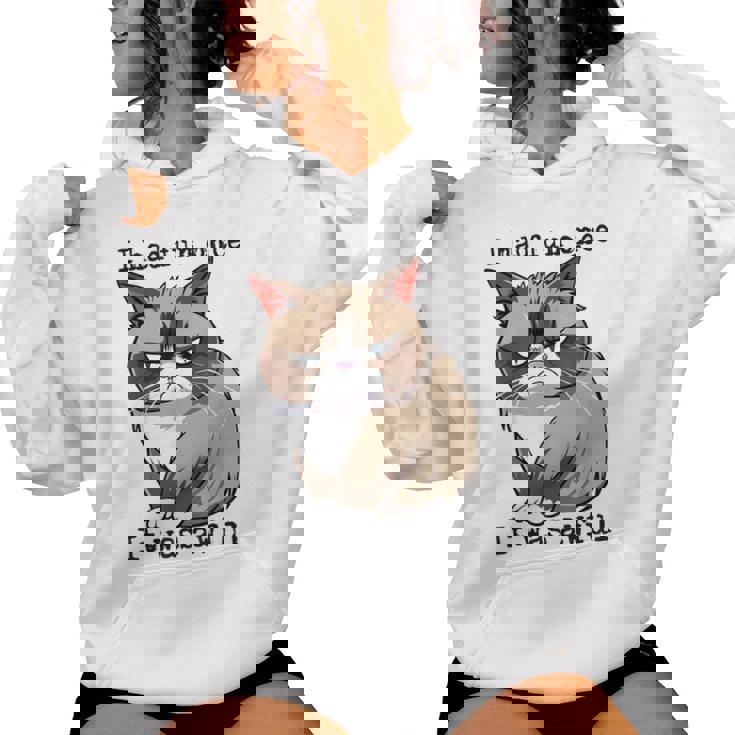 Cat Is Grumpy Gráfico De Gato Humorístico Para Hombres Es Y Niños Sudadera  con capucha para mujer Regaloses US