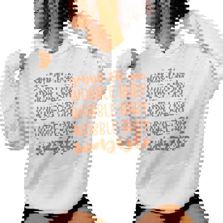 Gobble Till You Wobble Baby Girl Thanksgiving Outfit T-Shirt