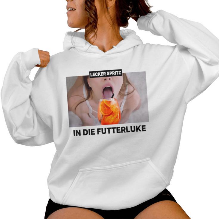 Hot Spritzi Girl Meme Kapuzenpullover für Damen