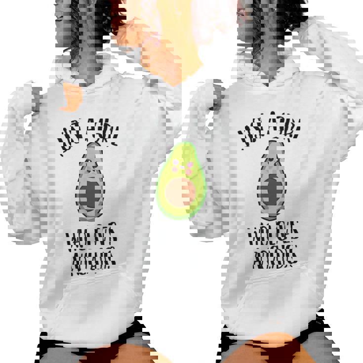 Just A Girl Who Loves Avocados Sudadera con capucha para mujer