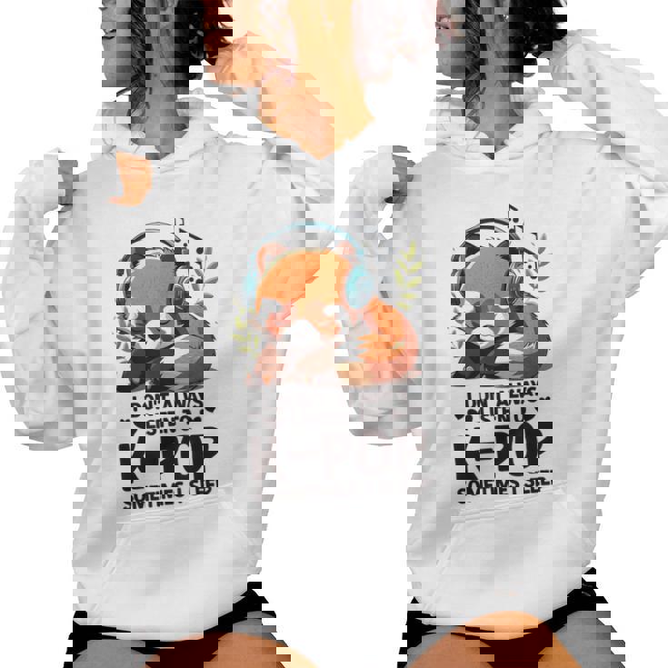 Kpop Red Panda Amante K-Pop Articoli Moda Bias Dramma Coreano Felpa con cappuccio da donna