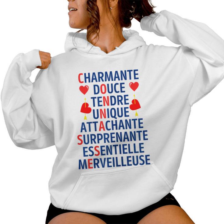 Madame Conasse Humour Caractère Connasse Humour Sweat à capuche femme