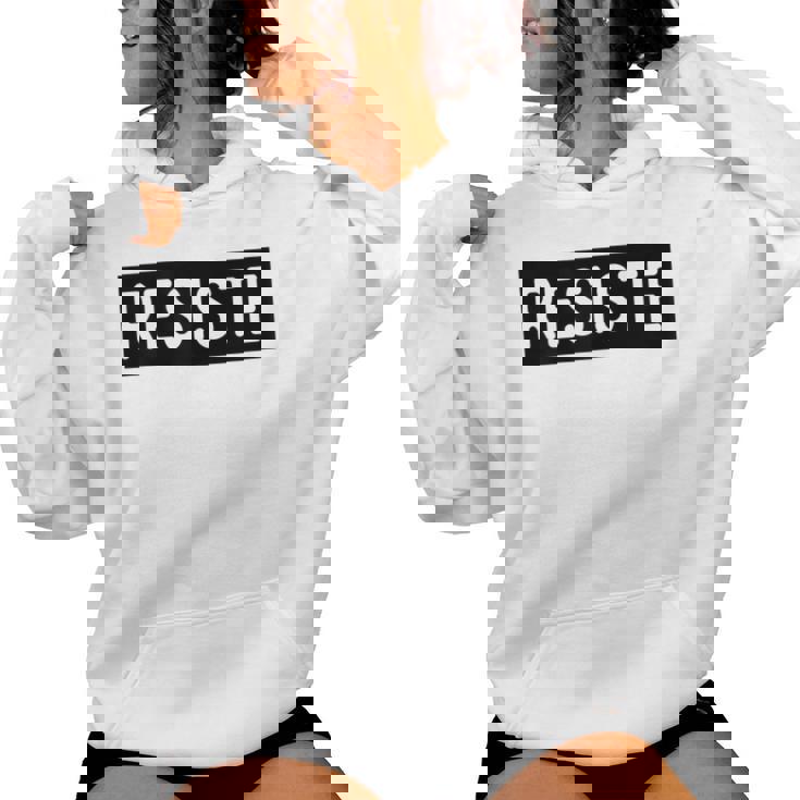 Resiste Spanish Resist Mexican Immigration Boriqua Women Hoodie