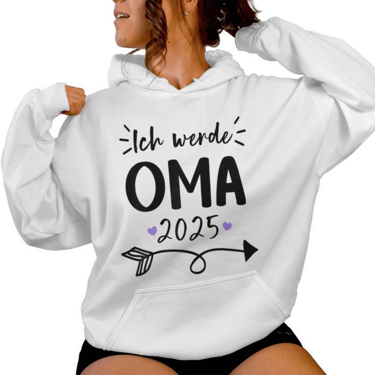 Women's Ich Werde Oma 2025 Kapuzenpullover für Damen