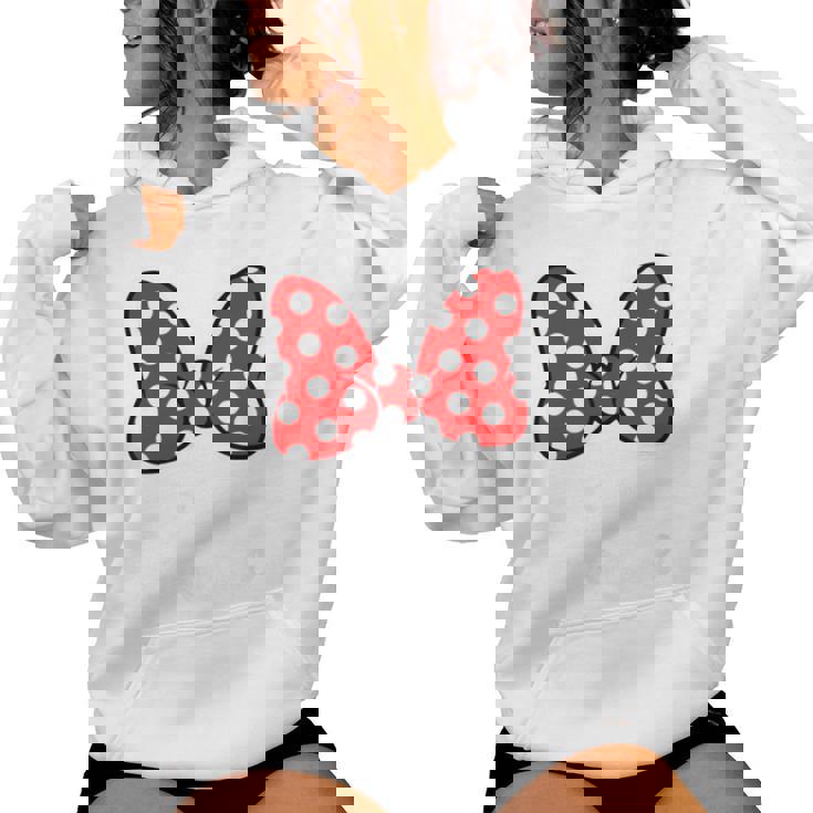 Yaya Mouse Family Vacation Bow Women Hoodie