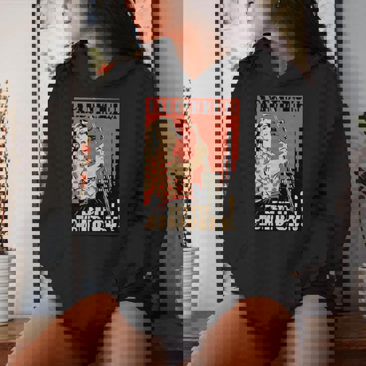 Las Trabajadoras Toman Sus Rifles Propaganda Soviética Sudadera