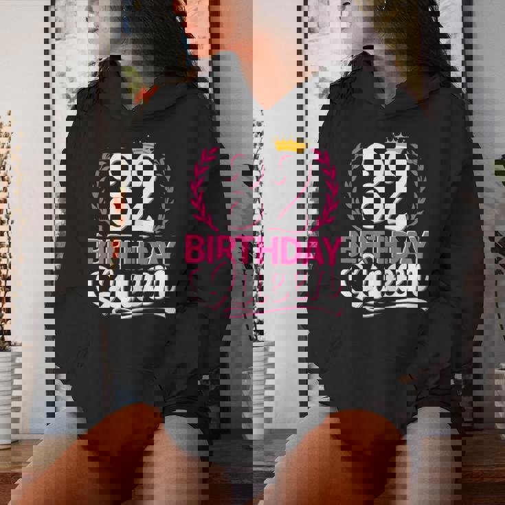 32 Anni Compleanno Donna Birthday Queen 32 32Esimo Felpa con cappuccio da donna Regalos para ella