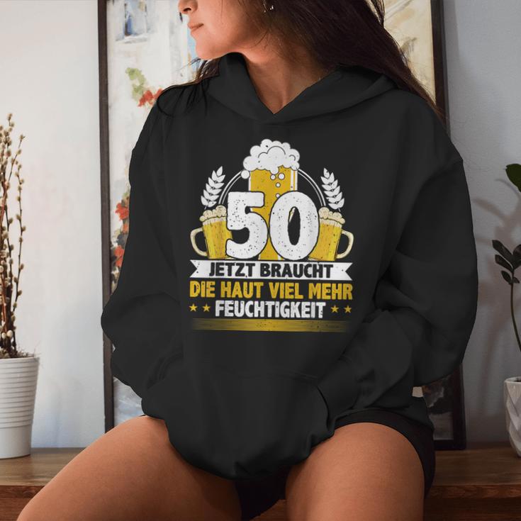 50Th Birthday Beer Slogan Kapuzenpullover für Damen Geschenke für Sie