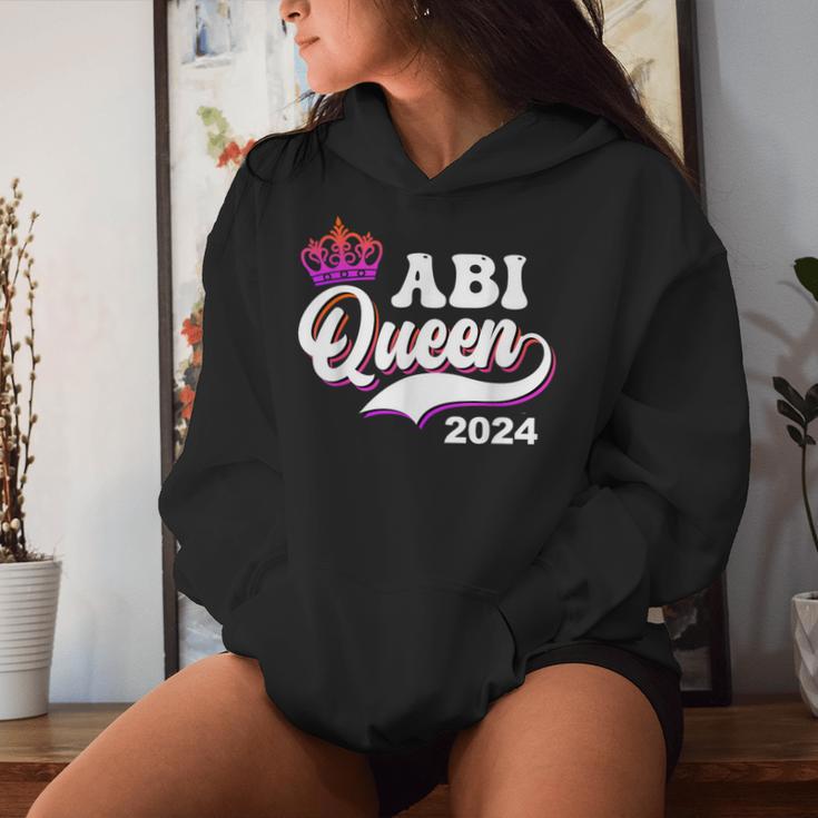 Abitur Queen 2024 Abi High School Kapuzenpullover für Damen Geschenke für Sie