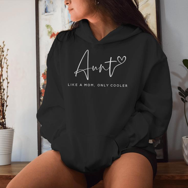 Auntie Tante Wie Eine Mutter Nur Cool Kapuzenpullover für Damen Geschenke für Sie