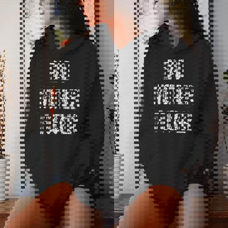Bad Mother Fucker Bad Motherfucker Training Gym Felpa con cappuccio da donna Regalos para ella