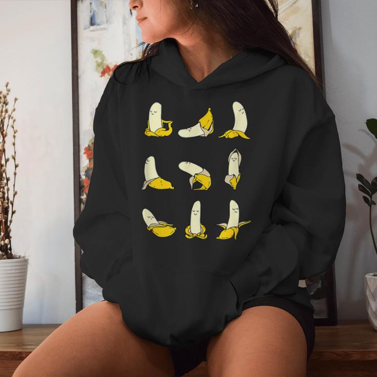 Banana Yoga Kapuzenpullover für Damen Geschenke für Sie