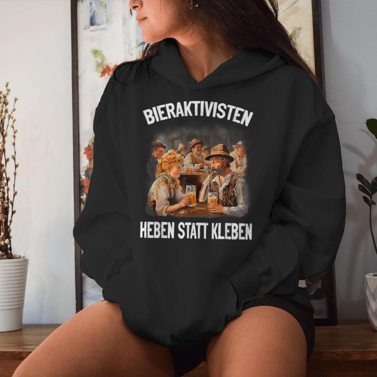 Beer Activists Heben Statt Kleben – Beer Lovers Costume Kapuzenpullover für Damen Geschenke für Sie