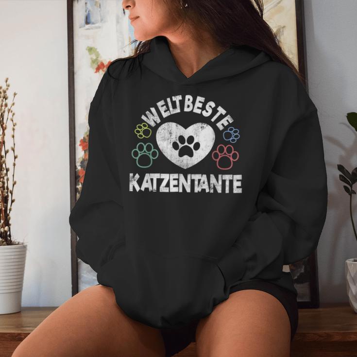 Best Cats Aunt Cat Aunt Cat Owner Cat Kapuzenpullover für Damen Geschenke für Sie