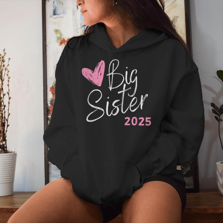 Big Sister Ich Werde Große Schwester 2025 Lettering Girl's Kapuzenpullover für Damen Geschenke für Sie