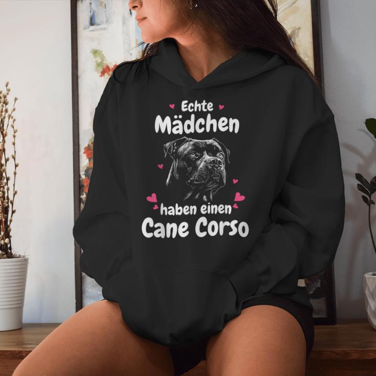 Cane Corso Dog Real Girls Haben Einen Cane Corso Kapuzenpullover für Damen Geschenke für Sie