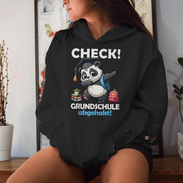 Check Primary School Abgehakt School Farewell Graduation Panda Kapuzenpullover für Damen Geschenke für Sie