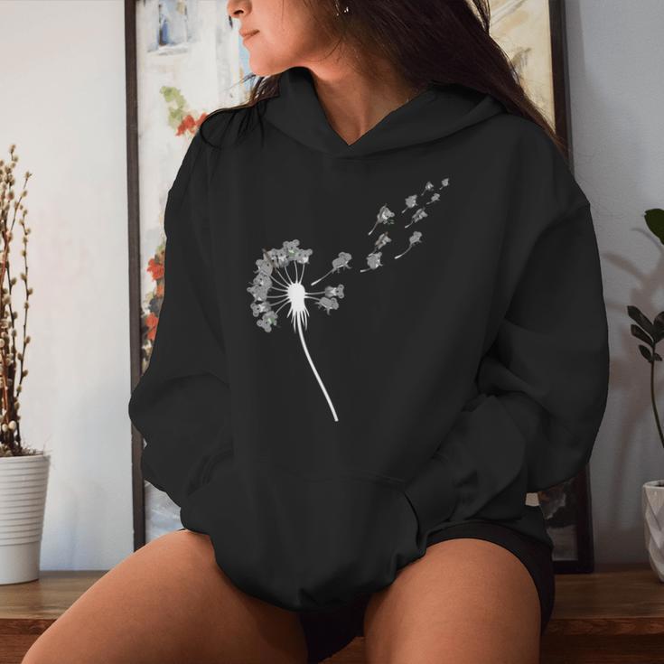 Dandelion Koala Bear For Koala Lovers Women's Koala Kapuzenpullover für Damen Geschenke für Sie