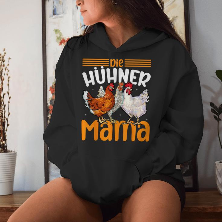 Die Hühner Mama Für Tierfreunde Muttertag Kapuzenpullover für Damen Geschenke für Sie