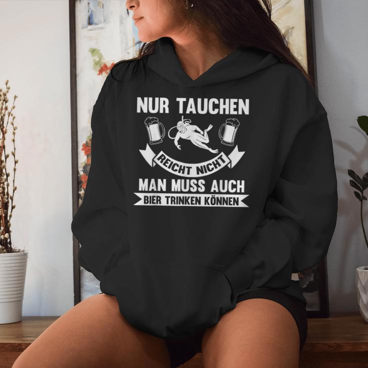 Diving Diver Beer Diving Teacher Kapuzenpullover für Damen Geschenke für Sie