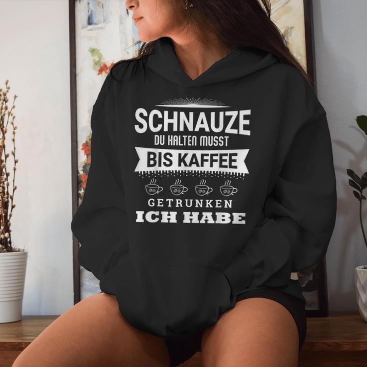 Du Halten Muss Bis Kaffee Ich Drunken Haben Text In German Kapuzenpullover für Damen Geschenke für Sie