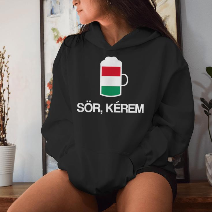 Ein Bier Bitte Auf Hungarian Beer Kapuzenpullover für Damen Geschenke für Sie