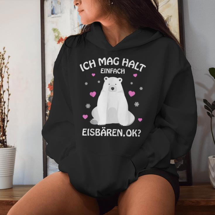 Eisbär Ich Mag Halt Polar Bears Children's Girls' Kapuzenpullover für Damen Geschenke für Sie