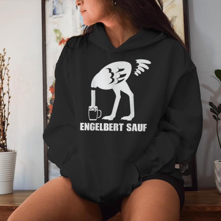 Engelbert Sauf Beer Drinking Beer Drinker Slogan Kapuzenpullover für Damen Geschenke für Sie