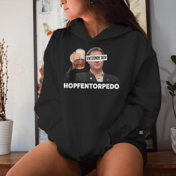 Entznde Den Hopfentorpedo Tornado Beer Kapuzenpullover für Damen Geschenke für Sie