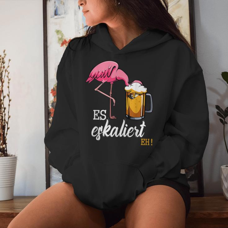 Es Escaliert Eh Flamingo Beer Disco Festival Party Kapuzenpullover für Damen Geschenke für Sie