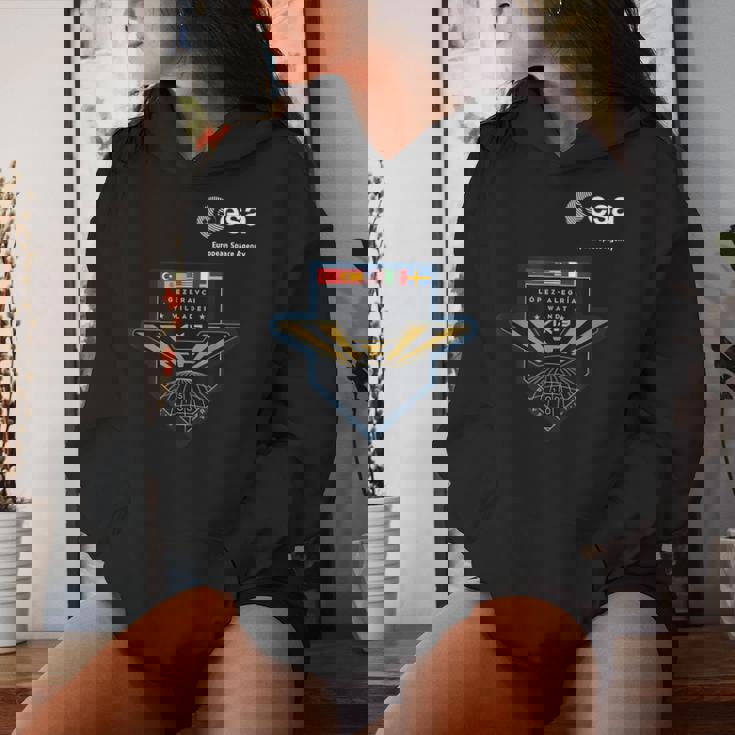 Esa European Space Agency Missione Axiom Ax-3 Patch Felpa con cappuccio da donna Regalos para ella