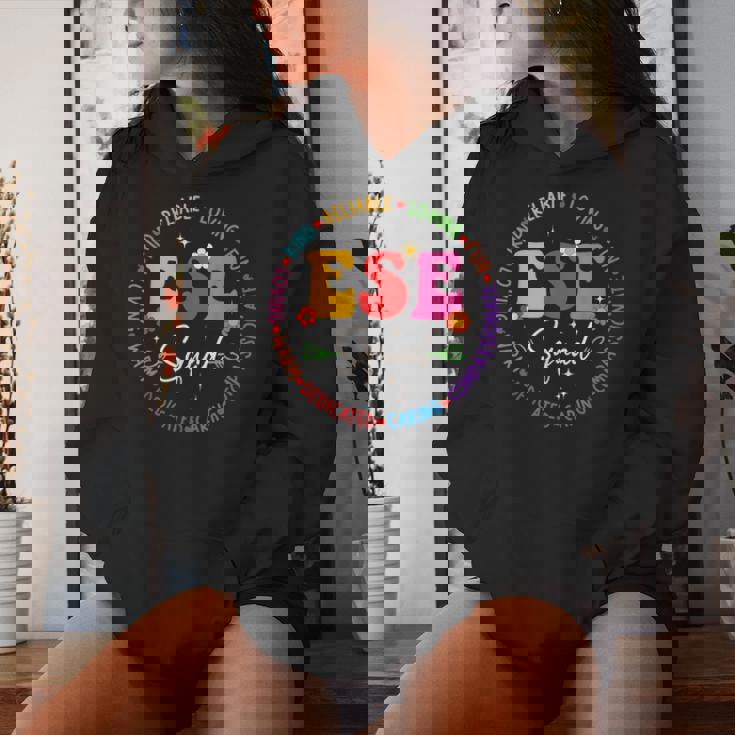 Ese Squad First Last Day Team Teacher Student Tribe Women Hoodie Gifts for Her